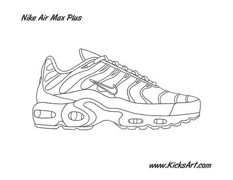 nike air max plus drawing instructions